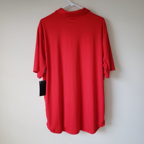 Wisconsin Badgers Polo Shirt Men's Size XL Box Seat Red White NCAA NWT - Picture 5 of 12